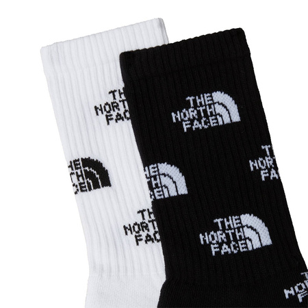 Skarpety unisex The North Face EVERYDAY CREW LOGO 2-PACK wielokolorowe NF0A8BRBKY4