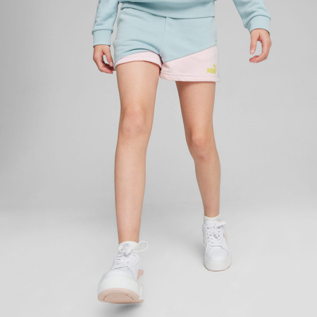 Spodenki dziewczęce Puma POWER COLORBLOCK TR niebieskie 67936622