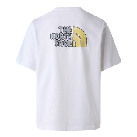 Koszulka unisex The North Face BUBBLE LOGO RELAXED biała NF0A8F2RFN4