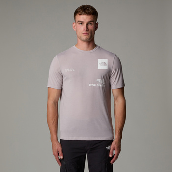 Koszulka treningowa męska The North Face MOUNTAIN FOUNDATION szara NF0A8BQX1OA