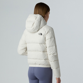 Kurtka puchowa z kapturem damska The North Face HYALITE DOWN beżowa NF0A8E75QLI