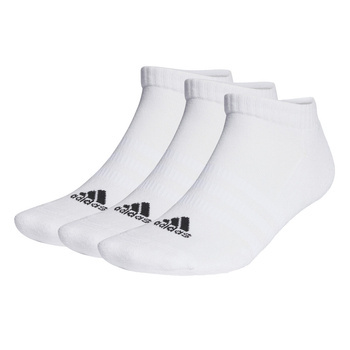 Skarpety unisex adidas CUSHIONED LOW-CUT 3-PACK białe HT3434