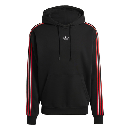 Bluza z kapturem męska adidas TIPPED STRIPES czarna KE3449