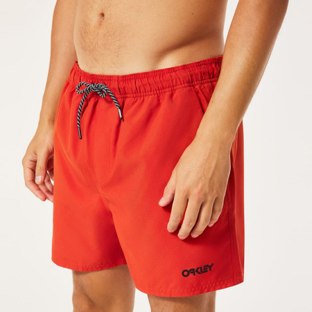 Kąpielówki męskie Oakley BEACH VOLLEY 16 czerwone FOA404310-4CH