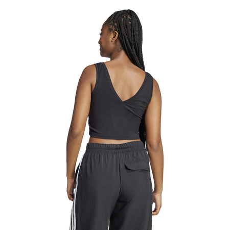 Top sportowy damski adidas ESSENTIALS SMALL LOGO czarny JE1321