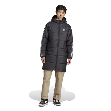 Kurtka z kapturem męska adidas ADICOLOR LONG czarna HZ0684