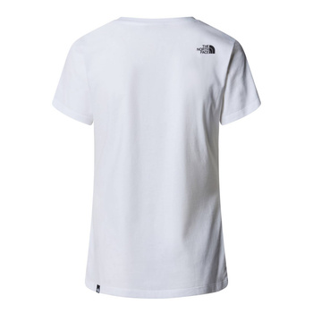 Koszulka damska The North Face S/S SIMPLE DOME biała NF0A87NHFN4