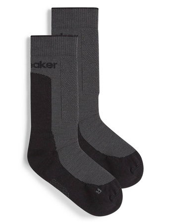 Skarpety trekkingowe damskie Icebreaker MER HIKE+ MEDIUM CREW czarne IB0A578I0D5