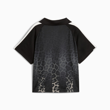 Koszulka damska Puma T7 LEO LUXE RELAXED FOOTBALL JERSEY czarna 63349901