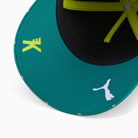 Czapka z daszkiem unisex Puma AMF1 REPLICA ALONSO BB zielona 02691201