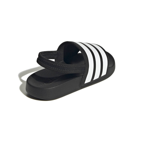 Klapki dziecięce adidas ADILETTE ESTRAP I czarne JR5328