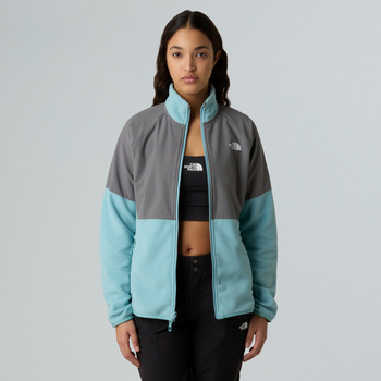 Polar damski The North Face GLACIER HEAVYWEIGHT FULL ZIP niebieska NF0A8DZYEOL