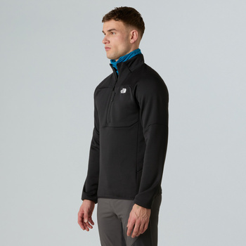 Polar męski The North Face METEORA 1/4 ZIP FLEECE czarny NF0A8E1MJK3