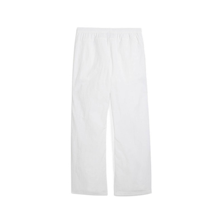 Spodnie dresowe damskie Puma DARE TO RELAXED WOVEN ZIP-OFF białe 62980802