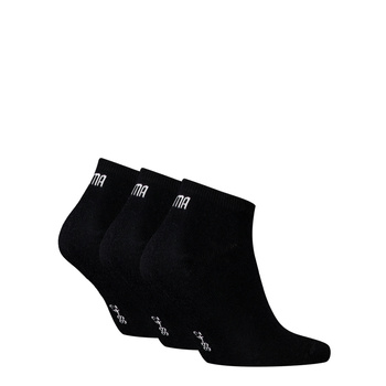 Skarpety unisex Puma SNEAKER PLAIN 3-PACK czarne 93862406