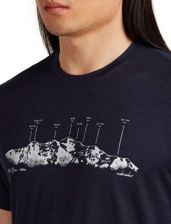 Koszulka męska Icebreaker 150 TECH LITE granatowa IB0A57BU401