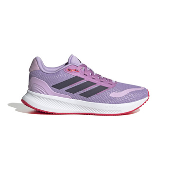 Buty do biegania dziecięce adidas RUNFALCON 5 fioletowe JQ8139