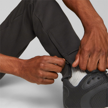 Spodnie dresowe męskie Puma HOOPS TEAM DIME czarne 67663901