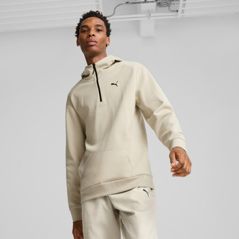 Bluza z kapturem męska Puma RAD/CAL HZ DK beżowa 68162068