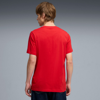 Koszulka męska Puma ESS 2 COLOR SMALL NO.1 LOGO czerwona 68471711