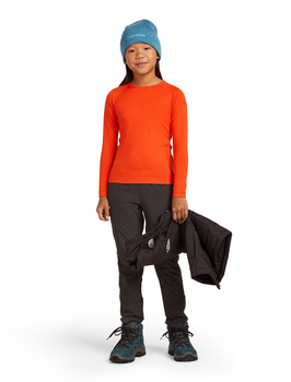 Longsleeve termiczny dziecięcy Icebreaker 200 OASIS pomarańczowy IB1045010GT
