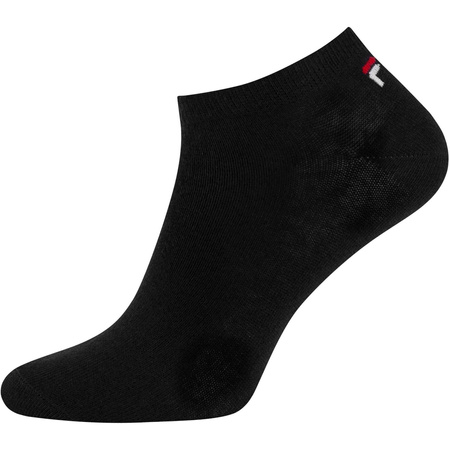 Skarpety unisex Fila INVISBLE PLAIN 3-PACK czarne F9100-200