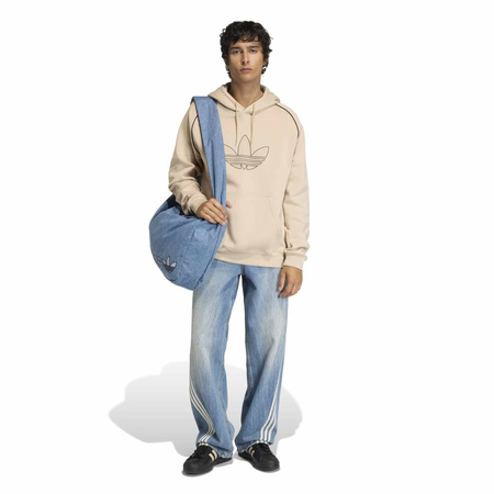 Bluza z kapturem męska adidas SST beżowa KE0099