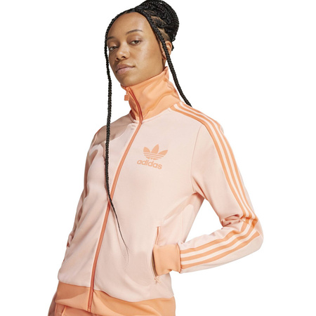Bluza dresowa damska adidas BECKENBAUER pomarańczowa JC5808