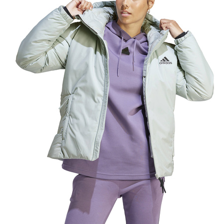 Kurtka z kapturem damska adidas TRAVEER COLD.RDY szara IK3141