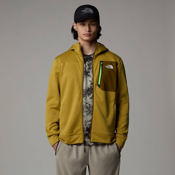 Polar z kapturem męski The North Face MOUNTAIN ATHLETICS żółty NF0A893Q5OQ