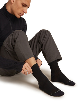 Skarpety trekkingowe damskie Icebreaker HIKE+ LINER CREW czarne IB0A57AL001