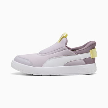 Buty sportowe dziewczęce Puma COURTFLEX V3 SLIPTECH PS fioletowe 39973408