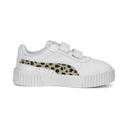 Buty sportowe dziewczęce Puma CARINA 2.0 ANIMAL V INF białe 39202701