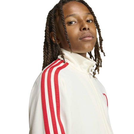 Bluza dresowa dziecięca adidas FIREBIRD beżowa KT0836