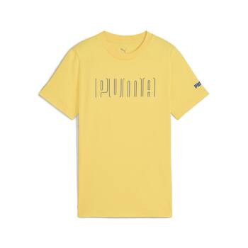 Koszulka chłopięca Puma SPORT GRAPHIC żółta 68585055