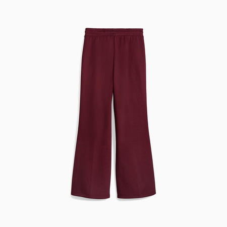 Spodnie dresowe damskie Puma HER COMFORT HW STRAIGHT FL fioletowe 63301096
