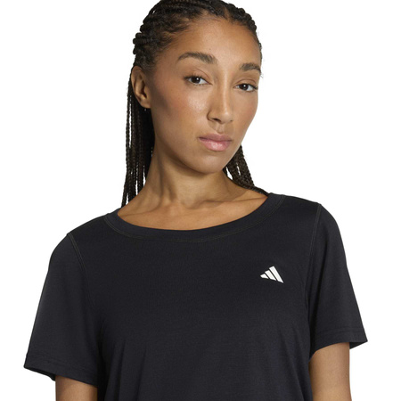 Koszulka treningowa damska adidas WORKOUT ESSENTIALS czarna JY5605