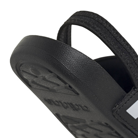 Klapki dziecięce adidas ADILETTE ESTRAP I czarne JR5323