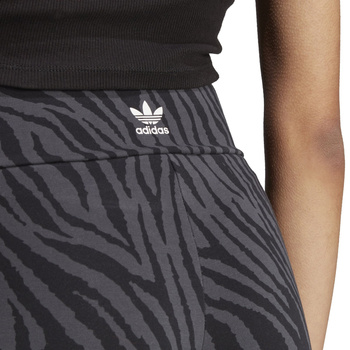 Legginsy damskie adidas AOP ANIMAL ZEBRA czarne II0910