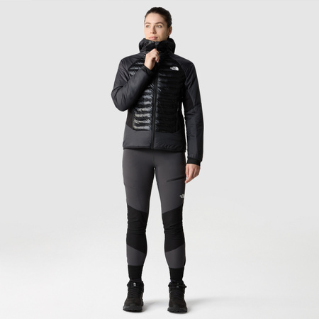 Kurtka z kapturem damska The North Face MACUGNAGA HYBRID INSULATION szara NF0A851YMN8