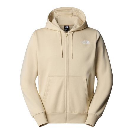 Bluza z kapturem męska The North Face SIMPLE DOME FULL ZIP beżowa NF0A89FD3X4