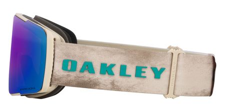 Gogle narciarskie unisex Oakley LINE MINER PRO L beżowe OO7136-15
