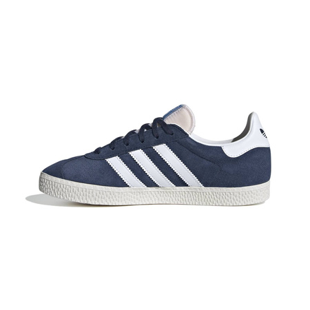 Buty sportowe dziecięce adidas GAZELLE J granatowe IG1695