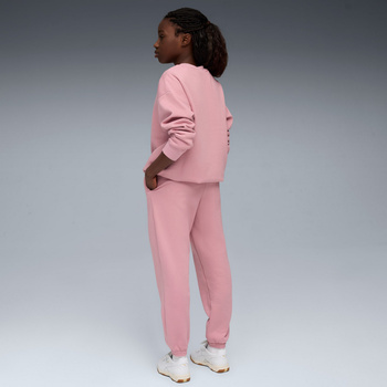 Komplet dresowy dziewczęcy Puma LOUNGWEAR OVERSIZED FL różowy 68972765