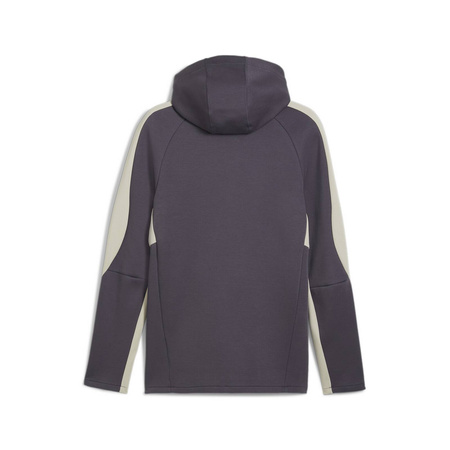 Bluza z kapturem męska Puma EVOSTRIPE FZ DK szara 68170069