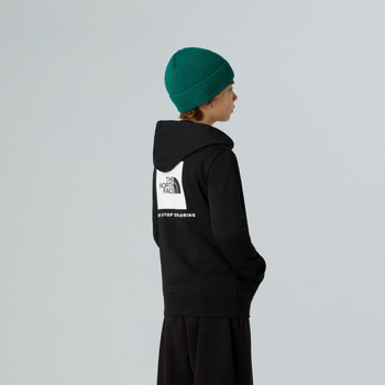 Bluza z kapturem dziecięca The North Face REDBOX REGULAR czarna NF0A89H9JK3