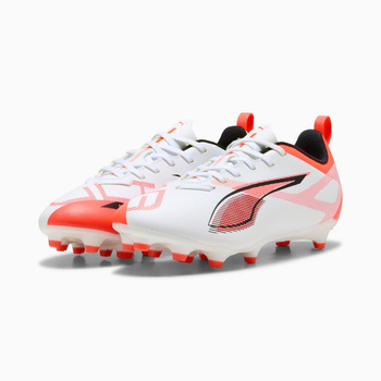 Korki chłopięce Puma ULTRA 5 PLAY FG/AG JR białe 10817001