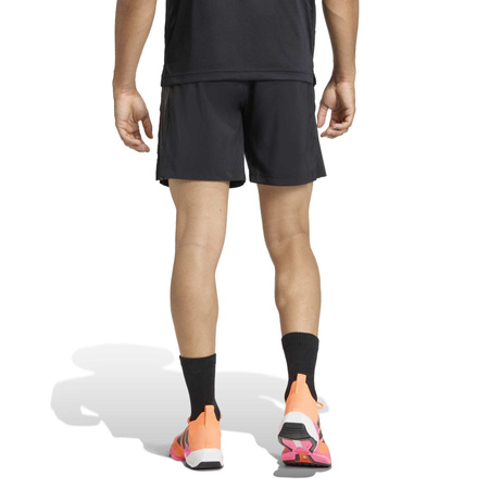 Spodenki treningowe męskie adidas TECH ESSENTIALS 3-STRIPES czarne KE9870