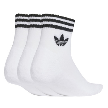 Skarpety unisex adidas 3-STRIPES 3-PACK białe JV7435