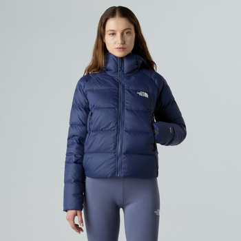 Kurtka puchowa z kapturem damska The North Face HYALITE DOWN niebieska NF0A8E75BOT
